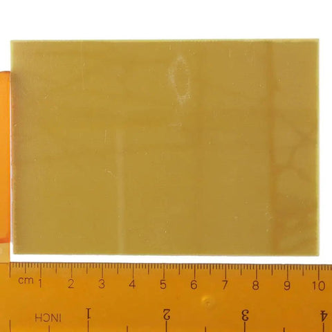 10 Pack Copper Clad Laminate Prototyping Boards 7x10 Cm Single Sided PCB Copper Pads 1.6 mm Thick Bakelite Back with ruler