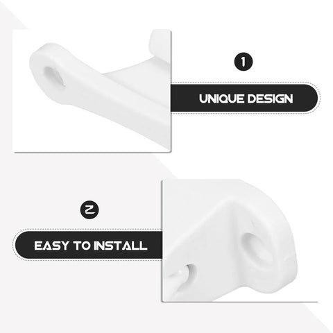 Close-up of Stylish Universal Nylon RV Door Catch With Fixed Hook for Easy Setup and Secure Hold Inside Your Camper Or Motorhome Adds Sleek Modern Upgrade.