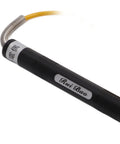Close-up of Type K Thermocouple Temperature Probe With Insulated Handle Curved Shank Sensor for gas and liquid detection.