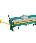 48 Inch Pan And Box Brake For 16 Gauge Sheet Metal, Heavy Duty Bench Type With Full Trussed Rigidity, shown in full view