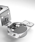 Soft Closing One And A Quarter Inch Overlay Cabinet Hinges Ten Pack Concealed Face Frame Hinges With Three Cam Adjustment