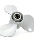 Outboard Propeller 9.875 X 11.25 Right Hand Rotation 3-Blade 10-Spline OEM Replacement Fits Yamaha 20 To 30HP Outboards close-up