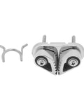 316 Stainless Steel Cam Cleat With Ring Fairlead For 3 To 12mm Rope, Tough As Nails Boat Rigging Anchor Cleat For Sailing