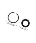 Premium Impact Wrench Socket Retainer Ring Kit With O-rings For Power Tool Repair And Rebuild Universal 1/2 Drive clipping set, 0.53 in ring