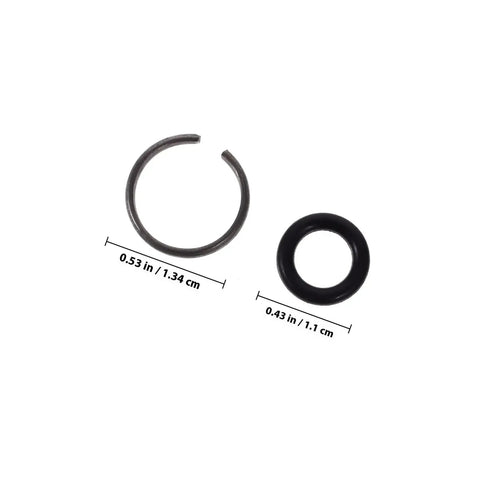 Premium Impact Wrench Socket Retainer Ring Kit With O-rings For Power Tool Repair And Rebuild Universal 1/2 Drive clipping set, 0.53 in ring