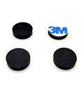 Half Inch Wide Round Silicone Rubber Bumper Feet Pads One Eighth Inch Thick With Adhesive Backing For Electronics Consoles