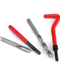 Complete 30 Piece Thread Repair Kit With Stainless Steel Inserts And Pro Grade Installation Tools For Auto And Engine Restoration, Fix Damaged Threads In Steel Cast Iron And Aluminum, Includes Tap Drill Bit Wrench And More: tap, drill bit, wrench