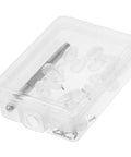 Silicone Nose Pads For Glasses Repair Kit With Soft Nose Pads, Screws And Mini Screwdriver in clear packaging