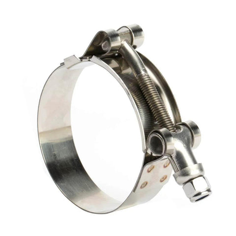 2 Pack 2 Inch Stainless Steel T Bolt Hose Clamps With 56 To 64 Mm Range For 2 Inch Hose ID Heavy Duty Leak Proof Clamp Set Ideal For Automotive Industrial Equipment And Marine Applications
