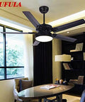 Modern Ceiling Fan With Smooth As Silk Airflow And Top Shelf Led Lighting Kit Includes Wireless Remote Three Chill Tones Bulletproof Iron Blades For Home And Office Decor in a stylish living room.