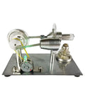 Mini Stirling Engine Science Toy For Hands On Learning Real Working Heat Engine With Cool Colorful LED Lights Generator