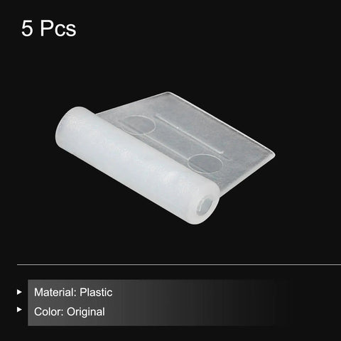 RC Hatch Hinges 0.5 Inch X 0.5 Inch X 0.6 Inch Adjustable, Lightweight Plastic Hinges For RC Model Airplanes, Durable Pack Of 5