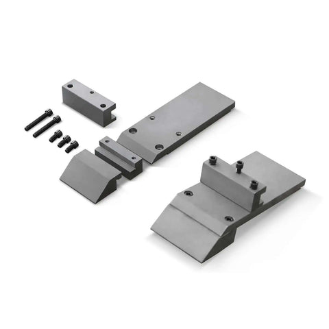 Components of 100 Inch Manual Sheet Metal Brake For 12 Gauge Steel Bending With Adjustable Fingers And 135 Degree Angles Model PB10012