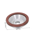 Mm Bowl Shape Diamond Grinding Wheel Cup Abrasive Tool For Angle Grinder, 10cm silver design for heavy duty sanding tasks.