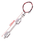 Double Ball Float Switch Water Level Sensor For Pools And Tanks With 100 150 200 250 300 350 400mm Options Dual Ball Float Mechanism Easy Install Liquid Level Monitoring Controller For Reliable No Fuss Water Management., 150mm stainless steel float switch with wired cable for tank water level monitoring