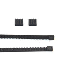 Open 2GT Timing Belt Kit For P1P P1S X1 X1C X1E 1442mm Length Rubber Fiberglass Drive Belt 2 Pieces For Next Level Precision 3D Printer Motion Transmission And Low Noise, two belts and clips