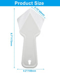Plastic Inside Corner Trowel Set, 2 Pack, 90 Degree Drywall Finishing Tools with ergonomic grip, product size details