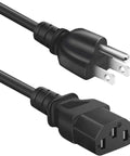 Ender CR Sermoon Series 3D Printer Power Cord 18AWG 3 Prong AC Cable Universal Replacement 3 feet long