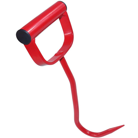 11 Inch Hay Hooks For Bales, 2 Pack, Heavy Duty Red Alloy Steel With Sturdy Handle, Replaces 47010500 And S47010500, Rust Resistant
