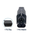 Heavy Duty EV Charging Adapter CCS2 To CCS1 Connector DC 250KW Fast Charger 1000V 50 To 250A Switch shown in a protective bag