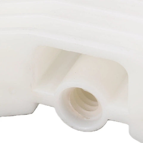 Electric Linear Actuator Slide Block For Reciprocating Motion Systems Motor Push Rod Slider Rail With ABS Material Slick Stable Connection Replacement Part For DIY Projects And Heavy Duty Applications close-up white ABS mounting hole