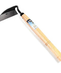 Pro Grade Japanese Weeding Sickle For The Garden With Ultra Sharp Edge Nejiri Gama Made In Japan Traditional Craftsmanship displayed diagonally