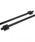 Beefy Heavy Duty Drawer Slides, 2-Section Ball Bearing Runners For Wall Cabinets, 26 Inch Length, 650mm, 20kg Load Capacity, Easy Side Mount Install, Smooth Quiet Operation, Durable Metal Slides black side-mount pair