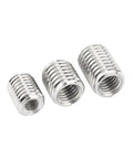 Beefed Up Heavy Duty Self Tapping Threaded Inserts Kit 30 Pcs M2 304 Stainless Steel Thread Repair Sleeve Reducer Male To Female For Aluminum Plastic Electronics Automotive And Industrial Use, three inserts