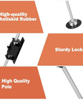 Adjustable Ladder Leveler Stabilizer Set 2 Pack For Extension Ladders Up To 650 Lbs Non Slip Silicone Feet Universal Fit components