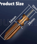 Beefed-Up 0.4mm All Metal Hotend Kit For AD5X After May 2025 Models 54mm x 28mm x 10mm size diagram