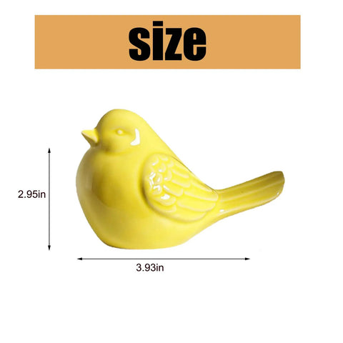 Sweet Pink Ceramic Bird Toilet Base Bolt Caps Set with size dimensions 2.95in height and 3.93in length.