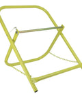 Heavy Duty Cable Caddy And Holder With 25mm Tubing Keeps 26 Inch Reels Tangle Free And Up To 100 Lbs, Foldable Bright Yellow Cable Organizer