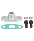Up Your Game With This AN10 Turbo Oil Drain Flange Adapter Kit Built From Solid T6061 Aluminum CNC Machined Perfect For GT28 T25 T30 And T35 Engines It Comes Loaded With M8 Bolts And Lasting Gasket Set For Serious Swag And Total Engine Protection You aluminum oil drain flange, gasket, M8 bolts