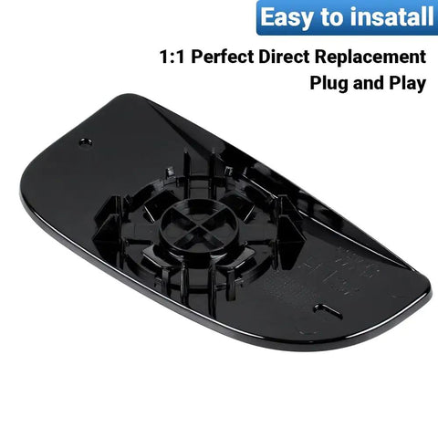 Rear view of Dodge Ram Left Side Lower Mirror Glass Replacement For 2010 To 2020 Ram 1500 2500 3500 4500 5500 Towing Mirrors