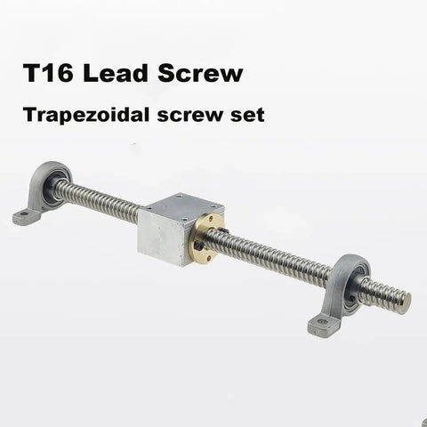 Top Shelf T16 Trapezoidal Lead Screw Kit With Slick Spinning Hand Wheel For 3D Printers And Maker Rigs Heavy Duty 304 Stainless Steel Linear Guide Vertical Or Horizontal Mounting Built Different Durability