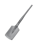 SDS Max Clay Spade Bit Four And One Half Inch By Seventeen Inch Heavy Duty Steel Shovel Bit, angled view