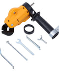 Industrial Precision Drill Nibbler Attachment For ION Lithium Power Tools, heavy-duty cutting tool with various adapters and accessories.