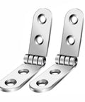 180 Degree Foldable Hinge Set Two Pack With Soft Close Damping For Sewing Machine Cabinets Flap Screw On Hinges Rounded Corner Buffer