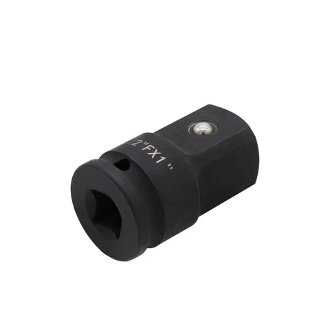 Impact Socket Adapter And Reducer One Half Inch Drive Female To One Inch Male Chrome Molybdenum Steel With Detent Ball