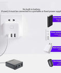 Ultra Small 1080P WiFi Security Cam for Indoor And Outdoor Use Hidden Tiny Surveillance Cam with power source options shown