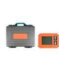 Dead Nuts Accurate Stud Finder And Wall Scanner With Electrical Wire Detector Plus Cable Locator For Concrete Walls And Rebar Depth Gauge featuring rugged case and LCD.