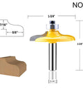 Four Piece One Quarter Inch Shank Router Bit Set For Door And Drawer Front Edging, Killer Ogee Bits, carbide milling cutter