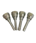 Tough H Bend Compression Hydraulic Fittings 45 Grade Steel M10 To M42 Metric Leak Proof Pipe Connectors Built For Factories Handles High Pressure Loads Without Blowing Out A Seal Good Stuff Guaranteed Gear Works Hard No Failures Ever. four metal hydraulic compression fittings