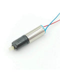 Six Millimeter Coreless Planetary Gear DC Motor Gearbox with 330 RPM Output featuring wires for 1.5V to 3.7V batteries DIY robot kit.