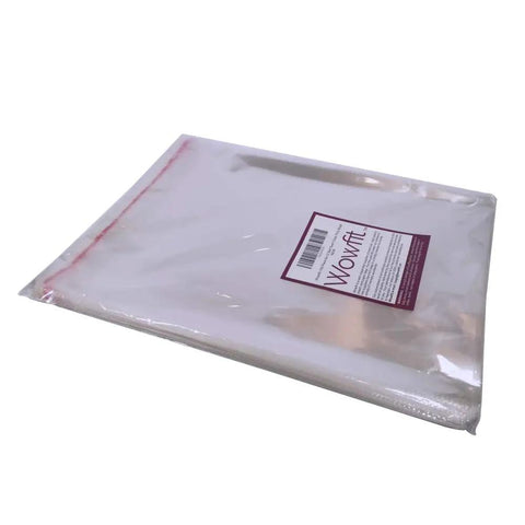Clear 9x12 Cellophane Bags 100 Count Resealable Self Sealing Poly Bags For Clothes Shirts Pants Food Flyers Heavy Duty Reinforced Sides