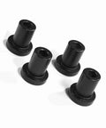 Heavy Duty Sliding Barn Door Track Spacers Carbon Steel Wall Mount Connectors Black Finish For Farm Garage Basement 4 Pcs 3.5x3x2 Cm Built To Last And Rock Solid Hardware