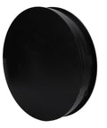 Premium 360 Degree Rotating Turntable Display Stand For Jewelry, Watches, And Digital Products Featuring Smooth Quiet Spin, black base, 300mm diameter.
