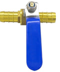 4 Pack Three Quarters Inch Pex Ball Valve Full Port Shut Off Valve Brass Water Valve With Pex Barb Fittings For Cold And Hot Water Lead Free