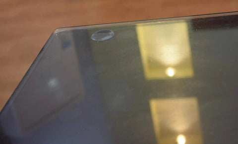 Clear Glass Table Top No Slip Pads 2mm Thick Self Adhesive Dots Protect Wood Finish From Sliding Under Glass Top Air