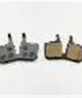 Top Grade Semi Metal Resin Brake Pads Designed For Four Piston Hydraulic Disc Rotors, showcasing structural composite resin construction.